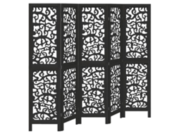 Room Divider, Room Dividers Vidaxl Preto Madeira (40 X 160 Cm)