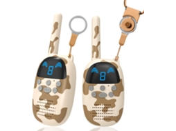 Walkie talkie infantil Wabjtam com design estiloso AQUAFORGE