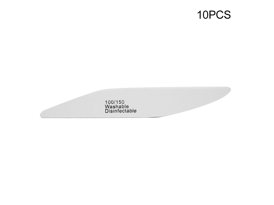 10pcs/set Lixa De Unha Dupla Face Ferramenta De Manicure Pedicure Polimento Tipo B