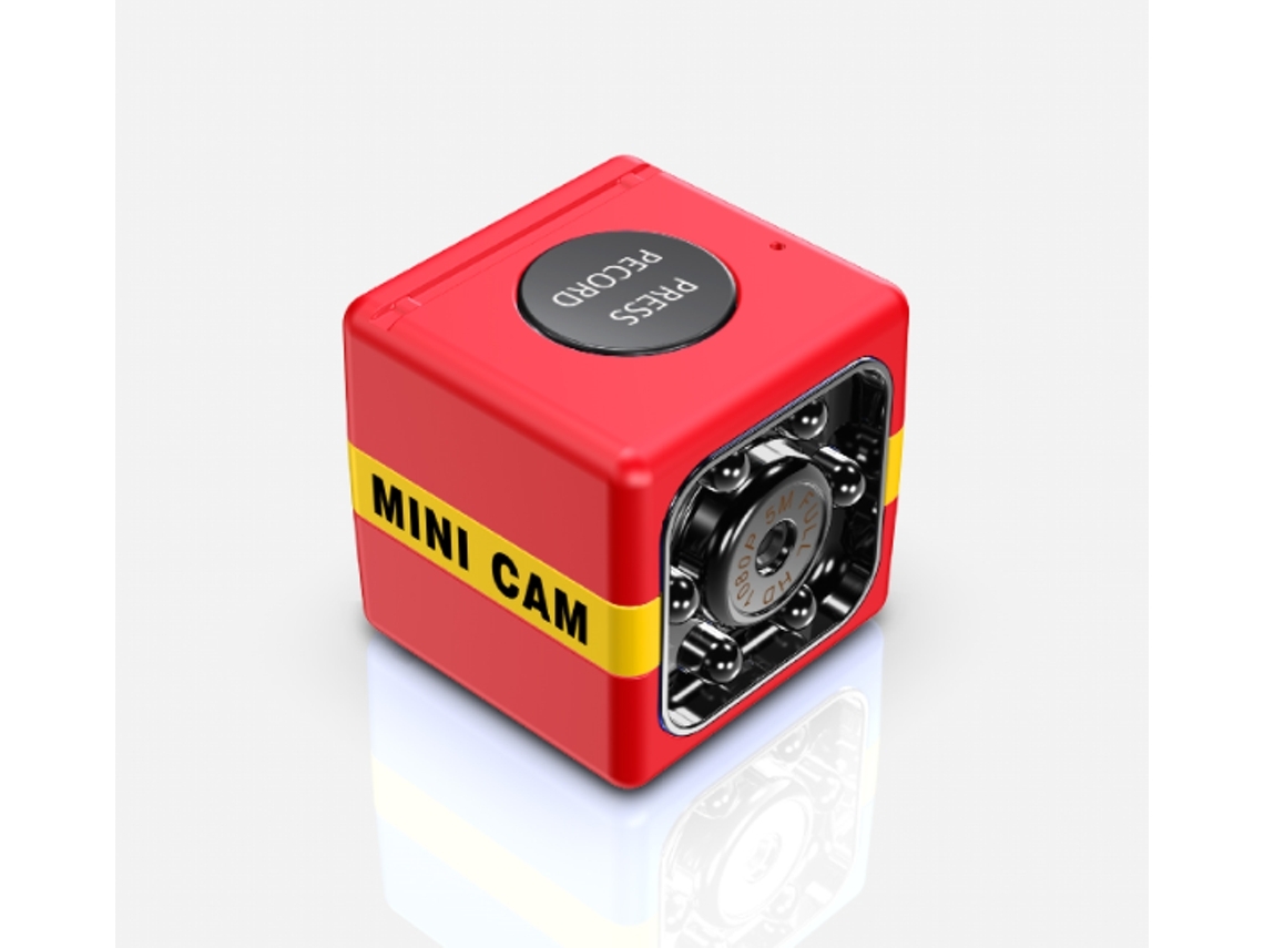 Mini Câmara Spy ENKERS 1080P HD Vermelho (9128607421408)