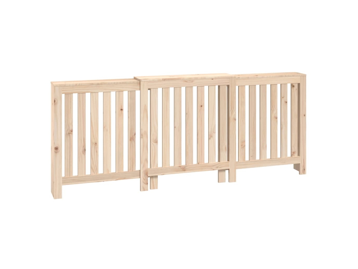 Radiator Cover, Radiator Covers Vidaxl Marrom Madeira De Pinho (210 X 21 X 85 Cm)