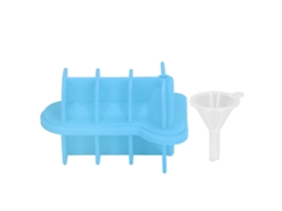 Ats molde de Gelo de Silicone 3d Adulto Spoof com Tampa Forma Divertida Moldes Multiusos para Festas Eventos Azul