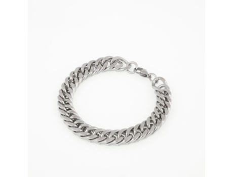 Pulseira RIBASTORE Curb.11 (Aço - Prateado - 18 cm)