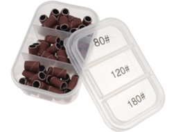 Tiras de resina Lixa para unhas, acessório portátil, armazenamento conveniente.