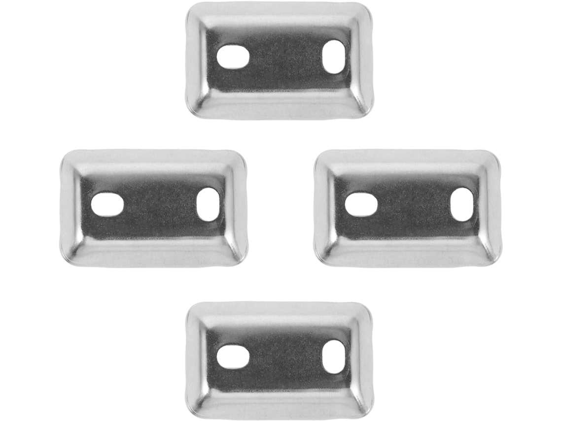 Kit De 4 Arruelas De Aço Inoxidável Yarnow Para Suportes De Toalha E Porta-papel Higiênico, Maior Estabilidade E Fácil