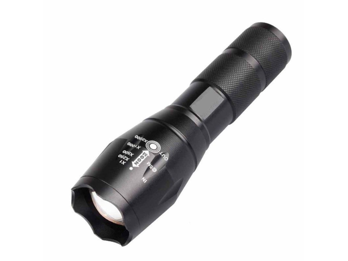 Lanterna Tática 5 Modos S/MARCA, Resistente à Água, 1000 Lúmenes, Zoom, para Camping e Trekking