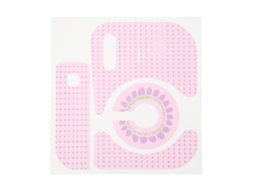 Body Stickers Polka Dot Sunflower Pattern Pvc Creative Decorative Body Decal For Instax Mini12 Instant Camera For Diy Pink LAXISCREED