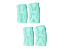 Pega Auxiliar Em Silicone Para Panela Térmica, Suporte Para Panela De Ferro Fundido Com Capa De Proteção Rnemitery