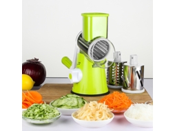 Ralador de Queijo Rotativo, Fatiador Manual para Cozinha com Cabo, Cortador Legumes, Moedor Nozes AQUAFORGE