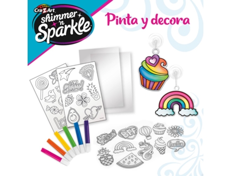 Apanhadores de sol e autocolantes para janelas que mudam de cor SHIMMER 'N SPARKLE