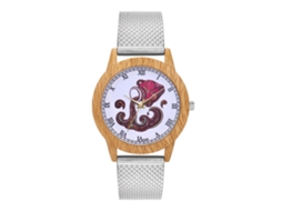Relógio de pulso Zhoulianfa Simple Quartz com pulseira de silicone para homens e mulheres (prateado)