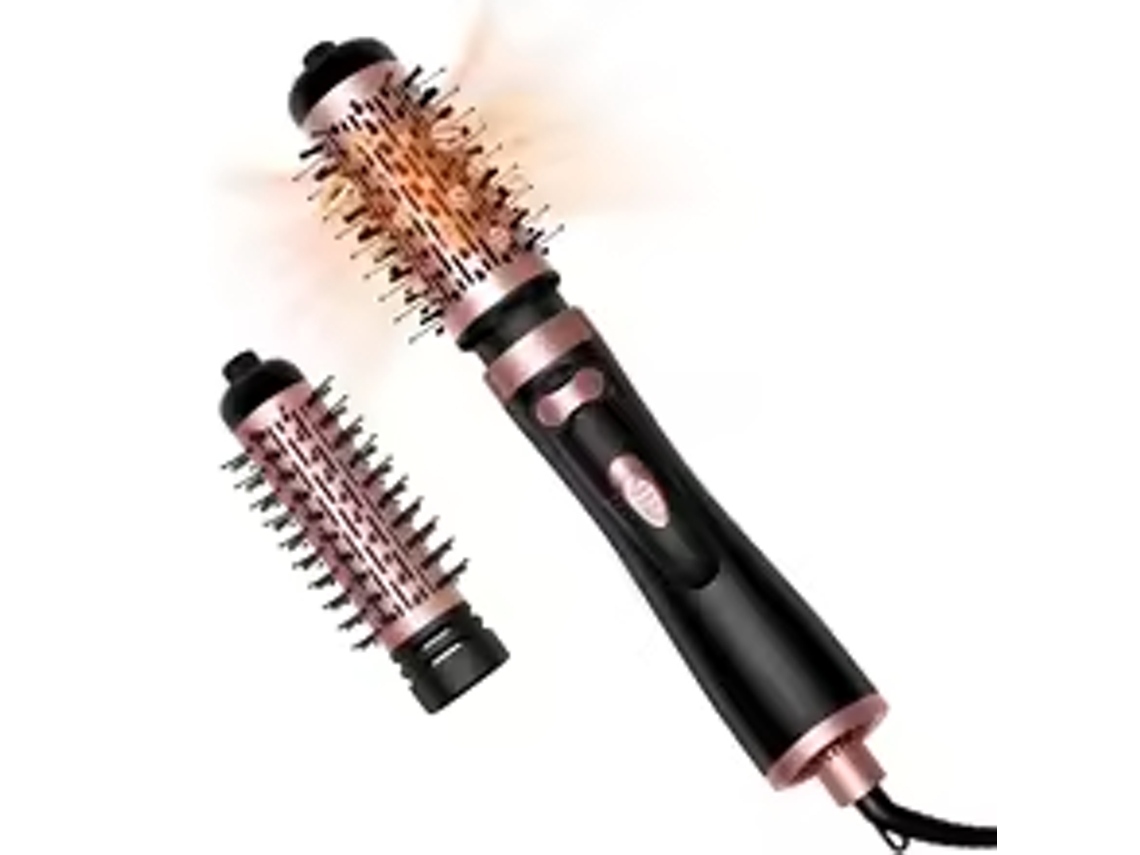 Escova Do Secador De Cabelo Rotating Blow Dryer Brush Hot Air Styler Secador Elétrico Hot Air Spin Brush Set Curling Iron Comb Trimtide
