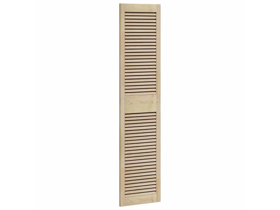 Conjunto 1 Porta De Armário Vidaxl Castanho Madeira De Pinho Maciça (170 X 2,1 X 39,5 Cm)
