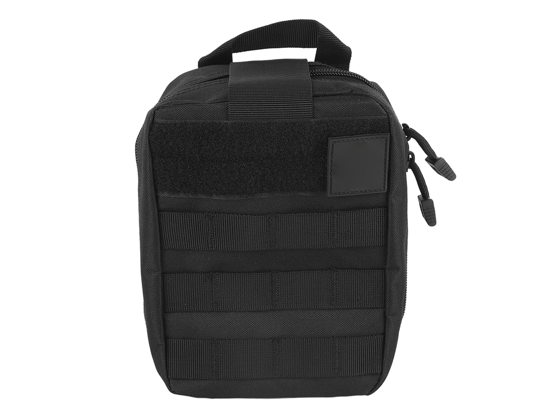 Omni-bolsa Médica De Poliéster Multifuncional Molle Para Aventura Ao Ar Livre, Camping, Trilhando, Montanhismo, Viagem E Sobrevivência - Preto