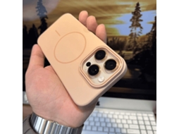 Capa Para Iphone 17 Promax Com Acabamento Fosco E Magnético, Macia E Suave, Com Círculos Finos Que Absorvem O Magnetismo. Não Irrita A Pele.
