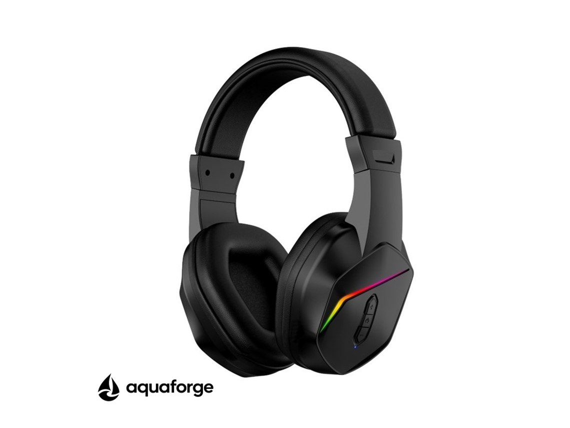 Headset Gaming Bluetooth 5.3 Com Microfone Cancelamento De Ruído Led Rgb Som Estéreo Autonomia 20h