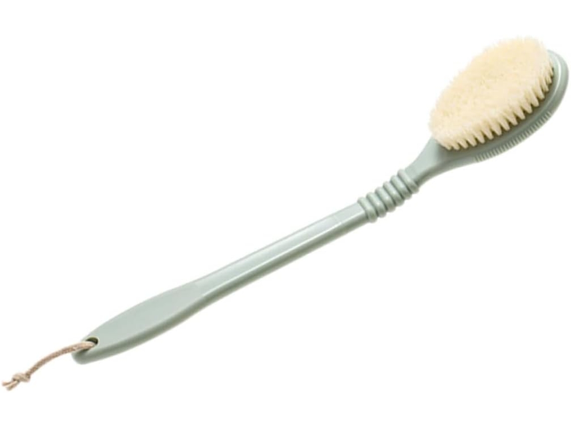 Escova De Banho Esfoliante Corporal Valiclud Com Cabo Longo, Cerdas Macias De Nylon, Limpeza Profunda E Esfoliação Da
