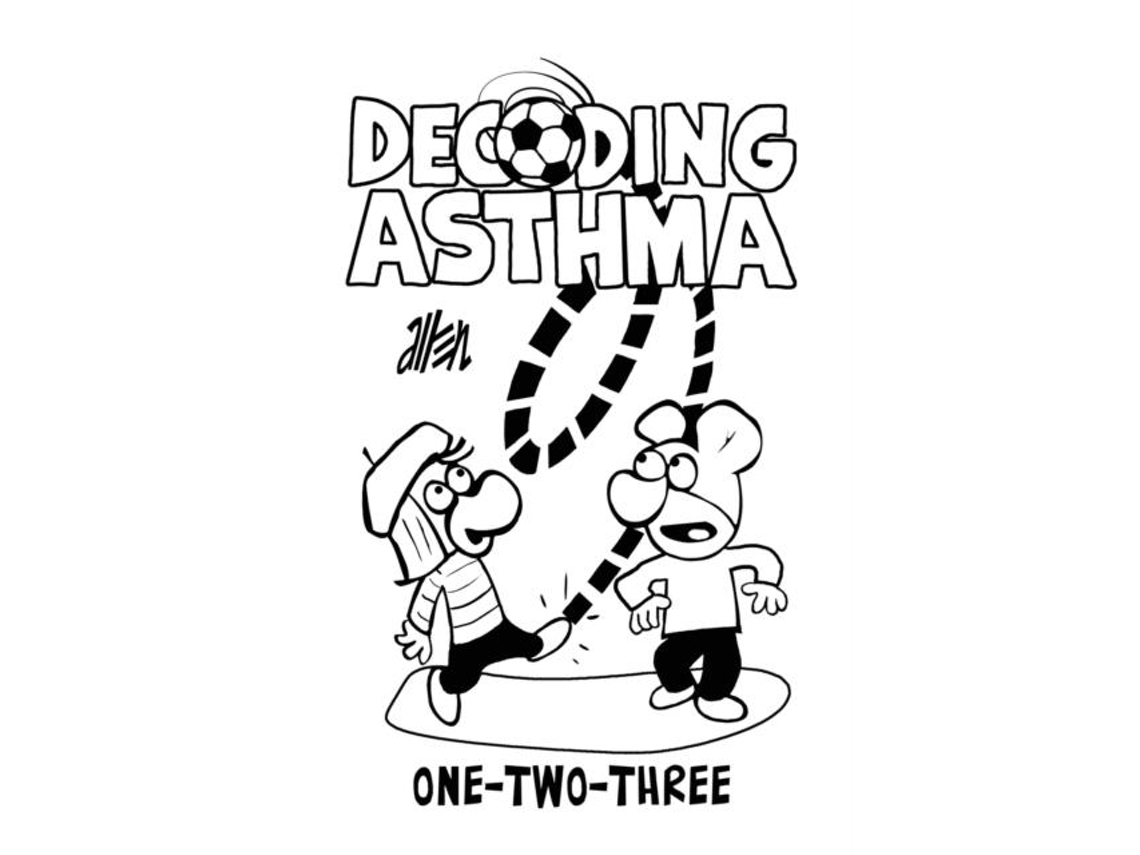 Livro Decoding Asthma One-Two-Three de JA Allen (Inglês)