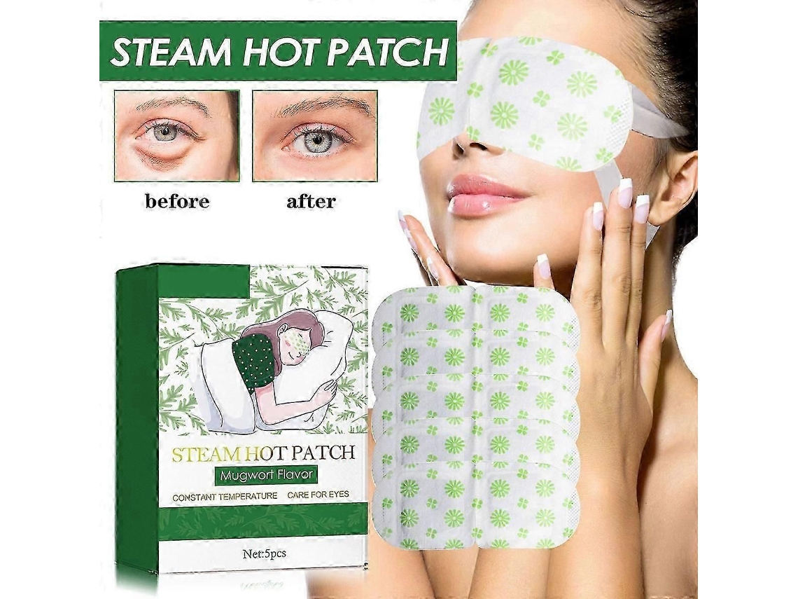 Máscara Para Os Olhos Exclusiva, Aquecida E Com Vapor, Com Aroma De Absinto, Compressa Morna Para Os Olhos, Ajuda Com Olhos Secos, Inchados E Olh