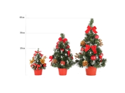 Árvore de Natal Pequena para Mesa, Decoração de Presente LAXISCREED