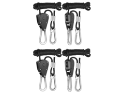 Engate de Corda Ajustável com Polia Camping 4pcs