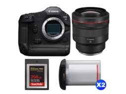 Eos R1 + Rf 85mm F/1.2 L Usm + 1 Sandisk 256gb Extreme Pro Cfexpress Type B + 2 Canon Lp e19 + Ebook “20 Dicas para Fotos Que Impressionam” CANON