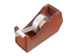 Porta fita Adesiva de Mesa, Acessório Dispensador Acessórios, Pequeno Animal Madeira para Escritóri O. GOKOCO