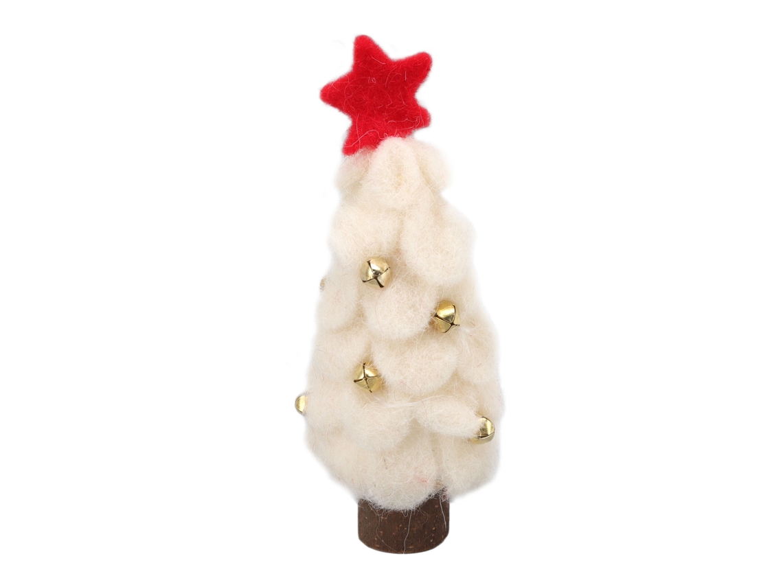 Árvore De Natal De Lã Decoração Residencial Para Janelas