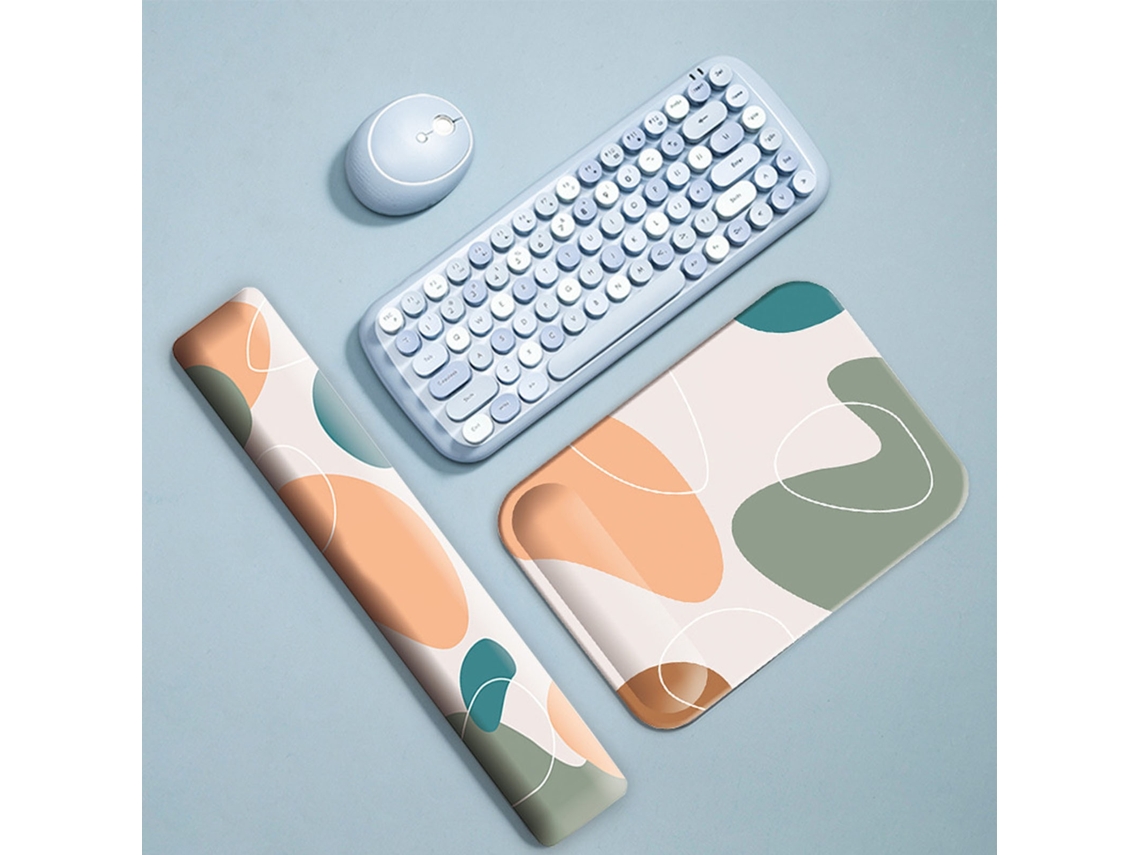 Lurelia Descanso De Pulso Ergonómico Para Teclado E Rato Espuma Confortável