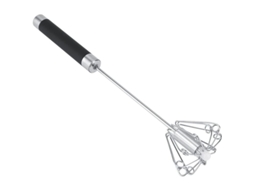 Batedor De Ovos Manual Semi, Automático Em Aço Inoxidável, Multifuncional E Giratório Para Bater, Misturar E, Ideal Para Crianças