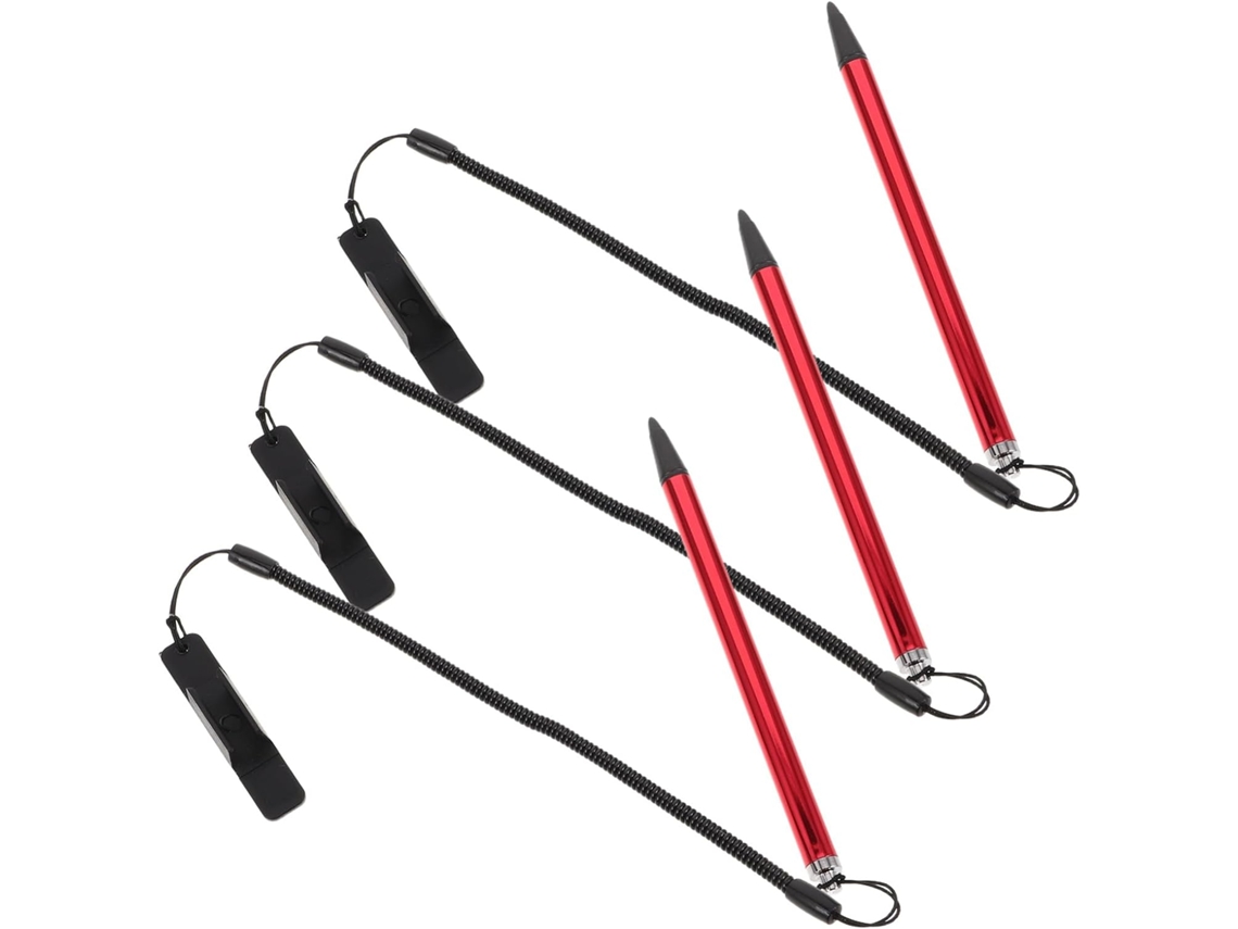 Caneta Stylus Resistiva De 3 Peças Para Tela Sensível Ao Toque Com Mola E Base De Montagem Para Tabl Gokoco