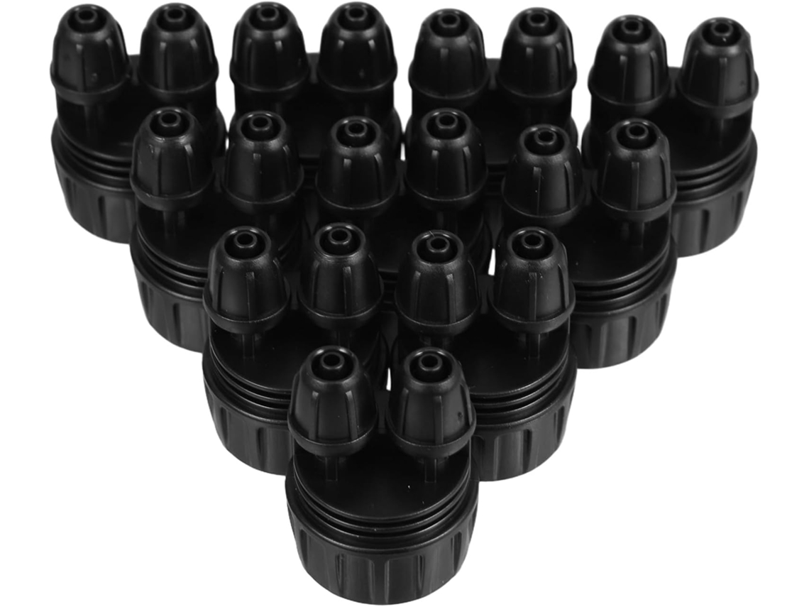 Conjunto De 10 Conectores Mangueira Plástico Com Rosca 3/4" Para
