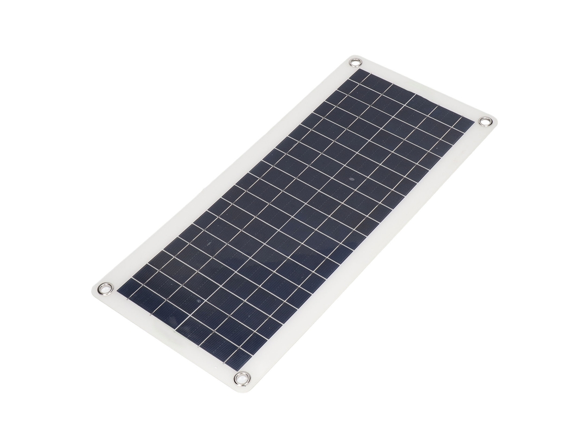Cargador Solar De Batería 20w De Silicio Monocristalino De Alta Eficiencia Panel De Carga Solar Etfe Para Coche Rv 12v