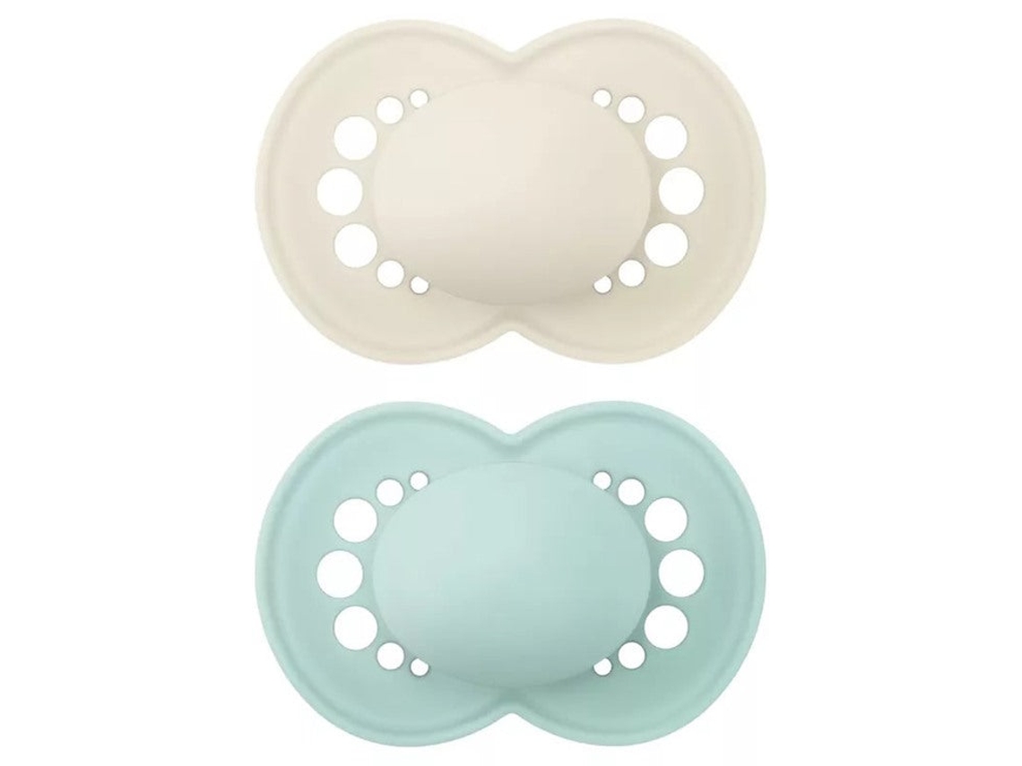 Original 6+ Silicone Neutro 2 Peças Mam MAM