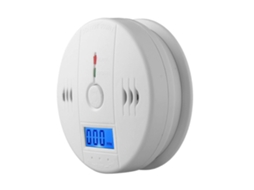 2 Unidades Detector Co Fumaça Visor Lcd Alarme