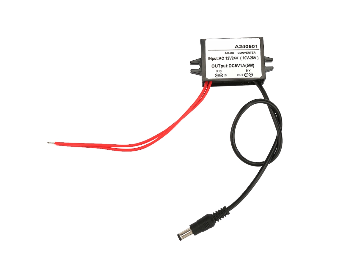 Fonte de Alimentação AC 10‑28V para DC 5V com Conversor Buck