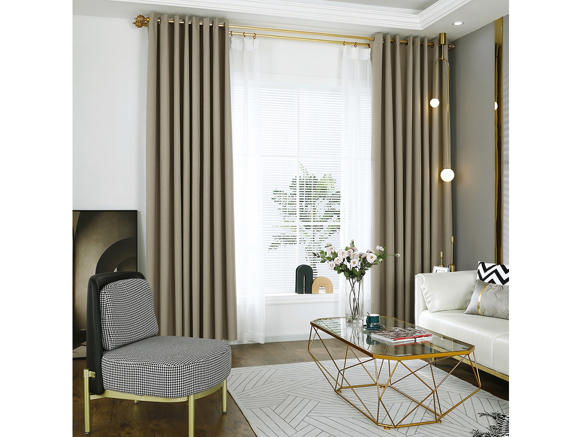 Cortinas Blackout Isolamento Térmico Bloqueio De Luz