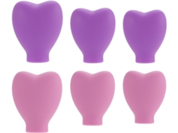 Capas Protetoras De Silicone Para Proteger O Cabelo, Conjunto Com 6 Peças, À Prova D'água.