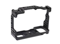 Caja De Cámara De Aluminio Para Sony A7m3 A7r3 A9 Con Zapata Fría Y Tornillos De 1/4 Y 3/8 Pulgadas