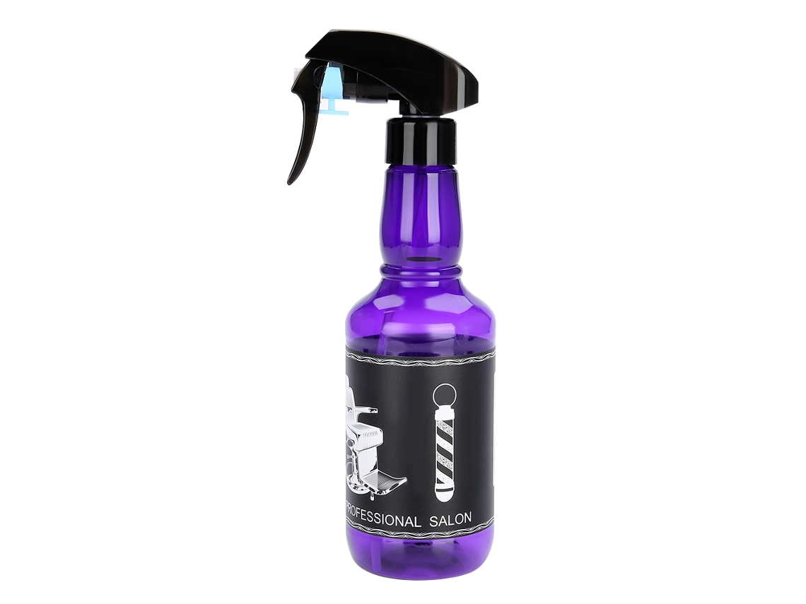 Frasco spray de água recarregável 2026 para ferramenta de cabeleireiro Barbearia Vintage Roxa