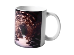 Caneca 3d Efeito Espaço Cerâmica Café Chá Chocolate Estilo
