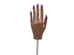 Modelo De Dedo Para Prática De Arte De Unhas (flexível, Tom De Pele) Eoocoo
