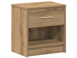 Mesa de Cabeceira com Gaveta 39x28x41 Cm Madeira Artisiano MAISON EXCLUSIVE