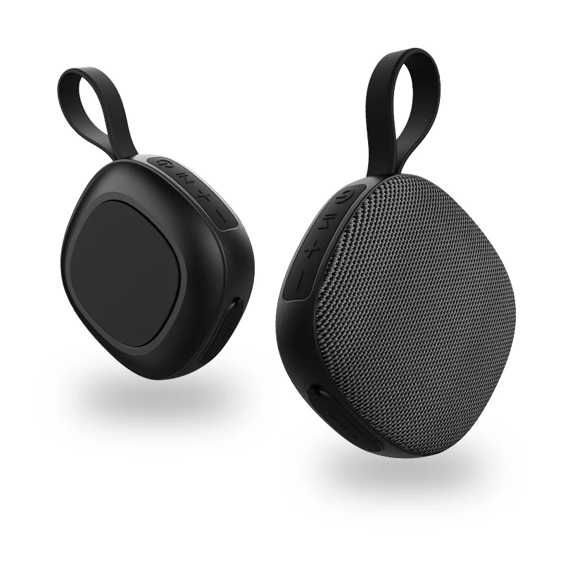 (preto) Mini Alto-falante Bluetooth 5.0 De 5 W Com Subwoofer Em Tela De Tecido
