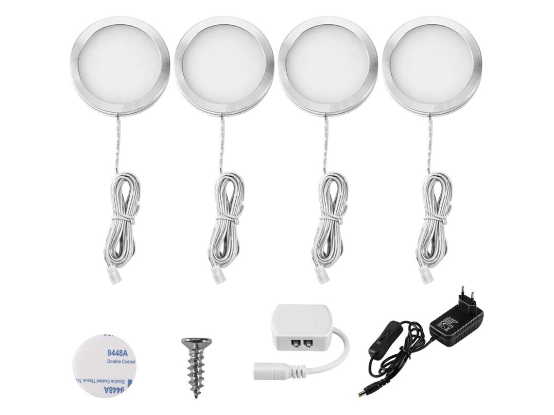 Luminária Led Para Armário, Recarregável, Para Guarda-roupa, Cozinha, Corredor, Escadas Ou Móveis