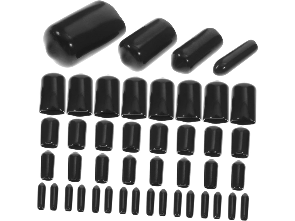Conjunto De Protetores Borracha Preta Para Pés Mesa E Cilindros Óleo, 1 Conjunto, Função Protetora E Durável Para Uso