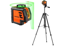 Nã­vel A Laser Verde 360â° Horizontal E 120â° Vertical, 2 Pontos De Prumo, Tripã© Ajustã¡vel 20,9 A 55,1 Pol, Ip54 Oem