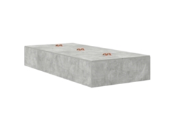 Conjunto 1 Estrado De Cama Com Arrumação Vidaxl Cinzento Madeira De Pinho Maciça (80 X 200 Cm)