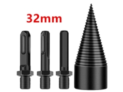 Brocas Para Partir Madeira 4 Peças, Punho Hexagonal/redondo, Broca De Furadeira Para Lenha De Alta Resistência