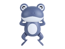Mali brinquedo de Banho para Bebês Sapo Nadador Cute com Mola Azul Windup Brinquedos de Banho